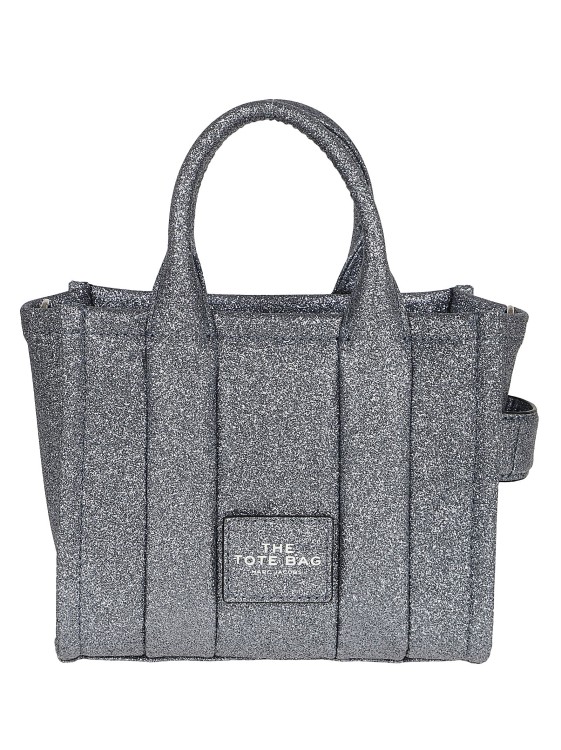 Marc Jacobs The Galactic Glitter Mini Tote Silver Bag