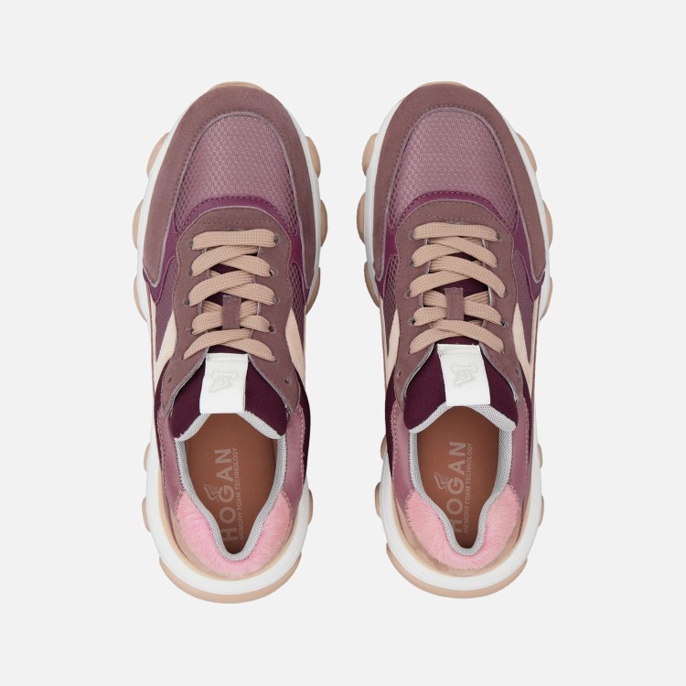 Shop Hogan Hyperactive Sneakers In Purple