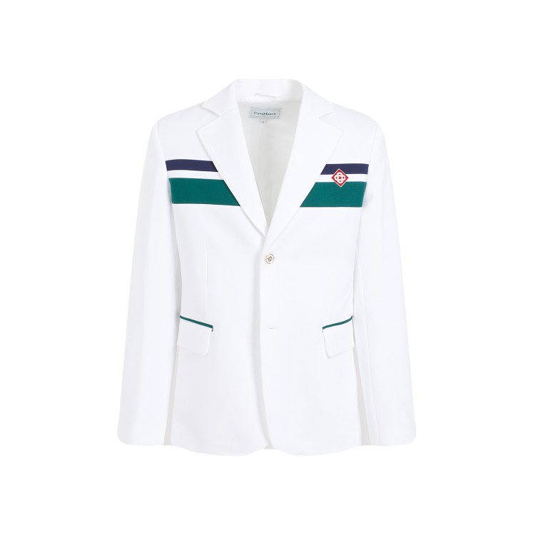 Shop Casablanca White Tailoring Jacket