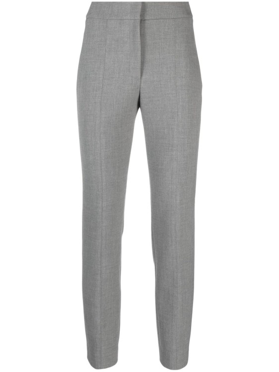 Peserico Grey Straight Trousers