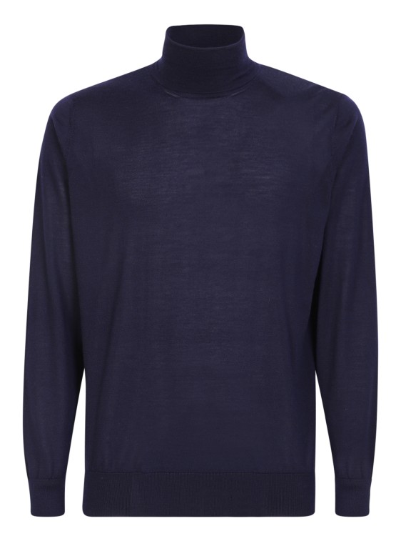 Shop Colombo Silk And Cashmere Sweater In Blue