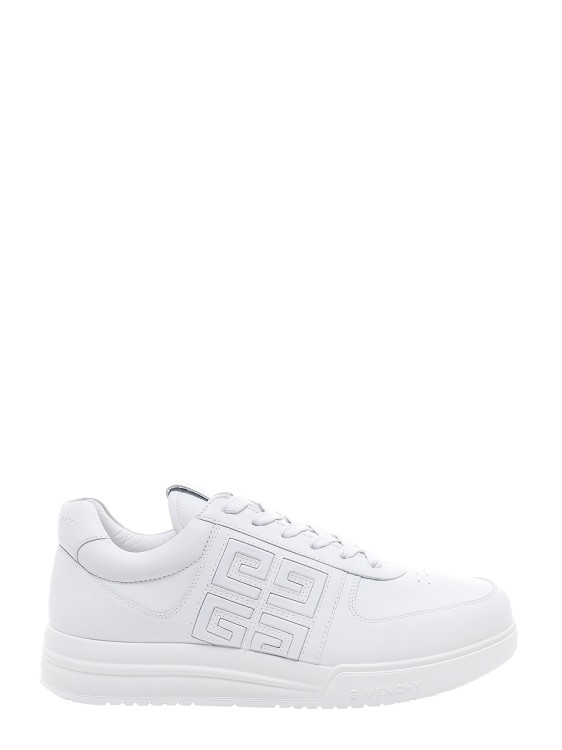 GIVENCHY CONTRASTING 4G LOGO LEATHER SNEAKERS,2d586e13-a6c7-c9c7-61bb-52608b2a0eed