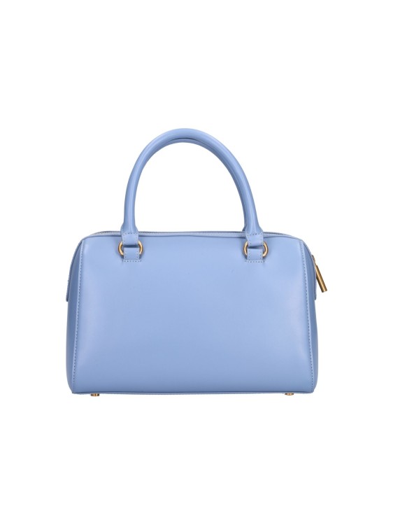 Shop Liu •jo Blue Denim Handbag In Eco-leather