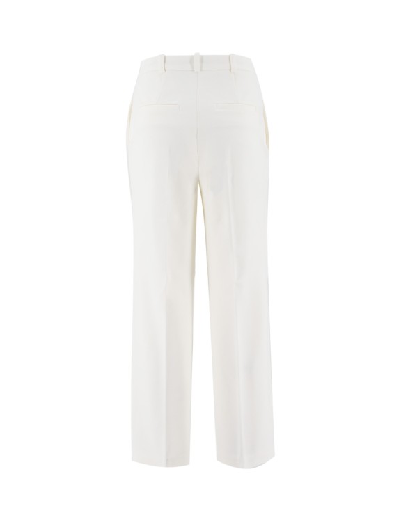 Shop Pinko White Loose-fitting Trousers