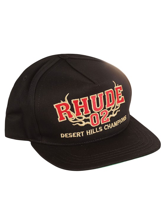 Shop Rhude Black Adjustable Hat