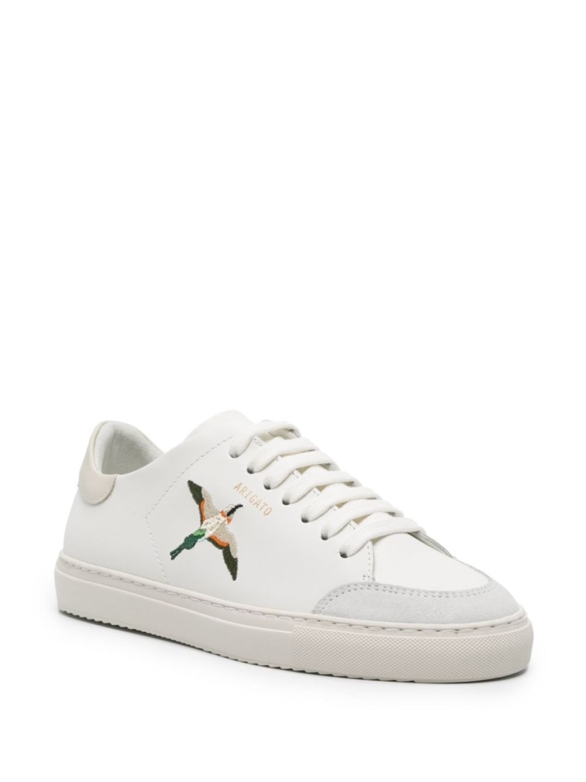 Axel Arigato Clean 180 Bee Bird Leather Sneakers In White