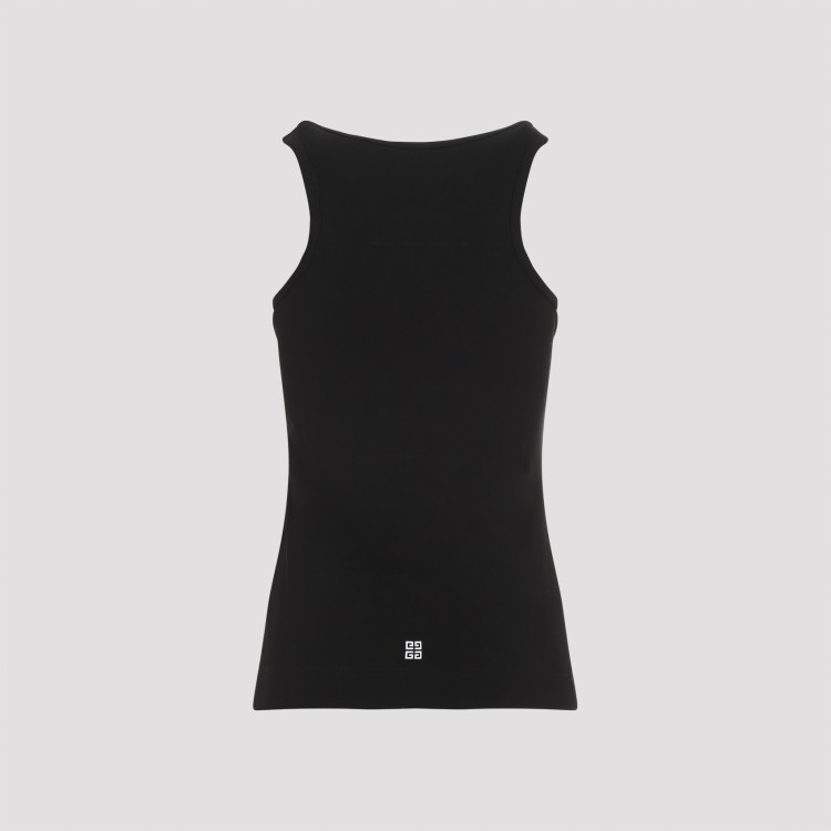 Shop Givenchy Black Cotton Tank Top