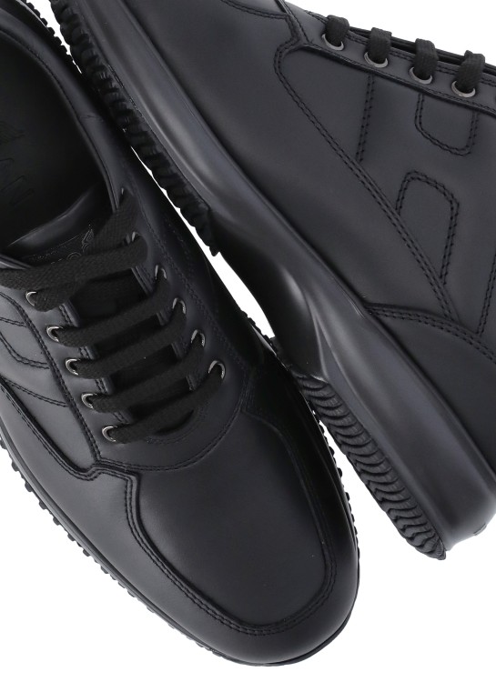 Shop Hogan Interactive Sneakers In Black