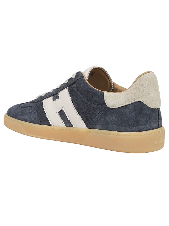 Shop Hogan Cool Leather Sneakers In Grey