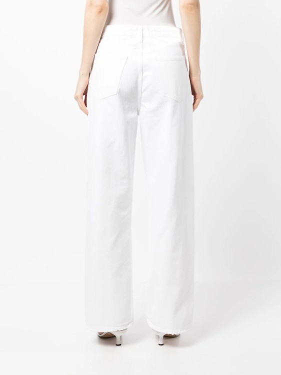 Shop Agolde White  Denim Pants