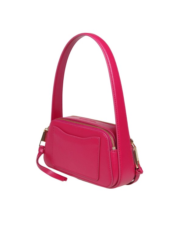 Shop Marc Jacobs The Slingshot Bag In Fuchsia Leather In Pink