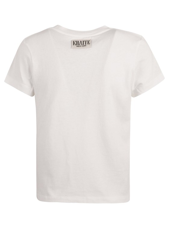 Shop Khaite The Emmylou Cotton T-shirt In White