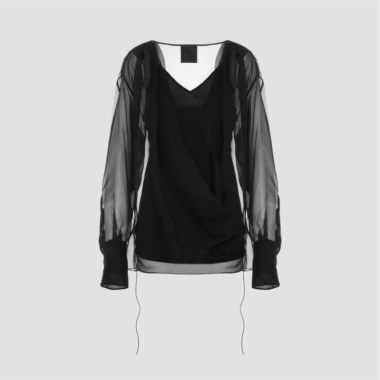 Givenchy Topwear In Black Silk In Black