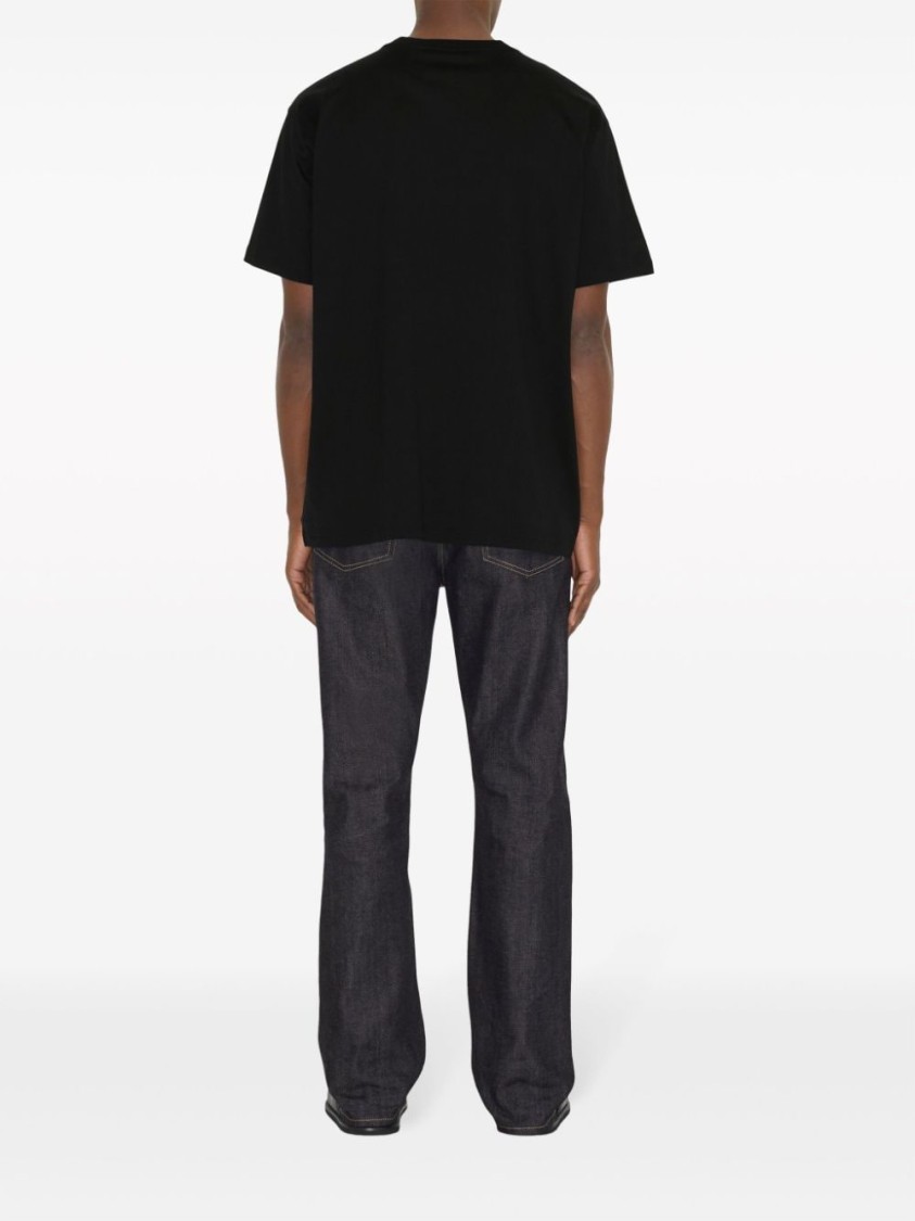 Shop Burberry Harriston T-shirt In Black