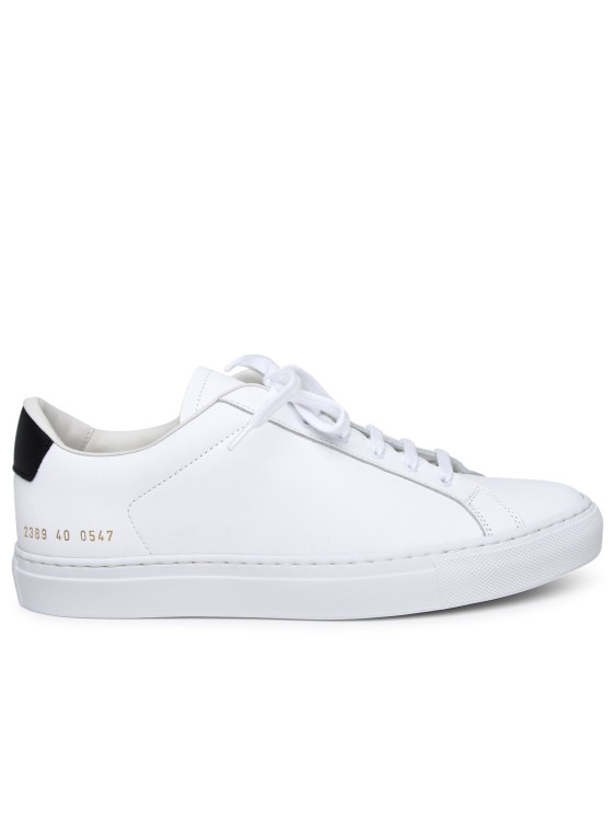 Common Projects Achilles Sneakers In White Leather