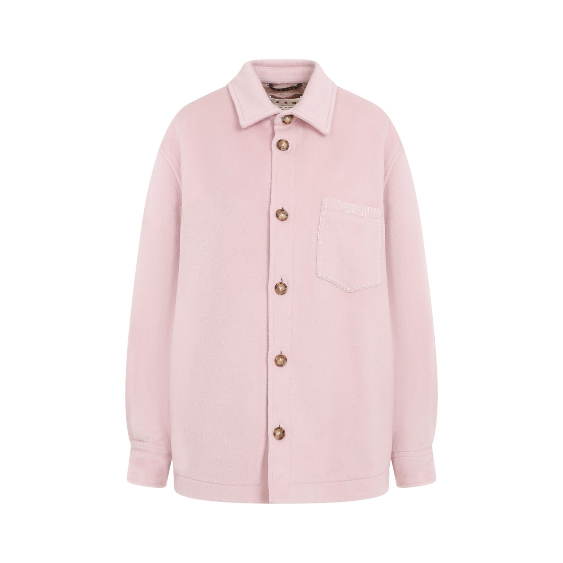 Marni Wool Short Coat In Neutrals