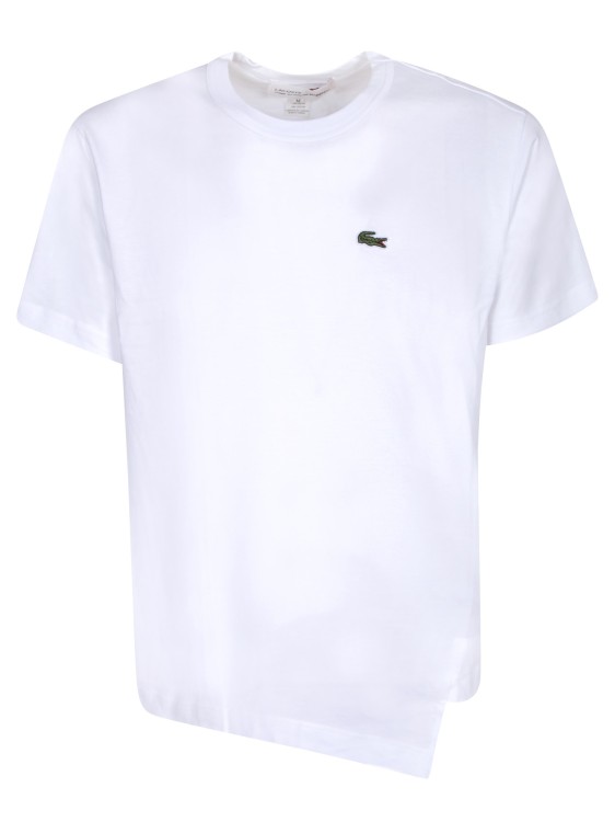 Comme Des Garçons Asymmetric White T-shirt