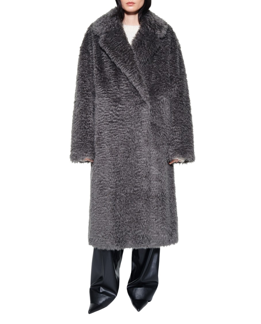 Stand Studio Nicole Coat In Grey