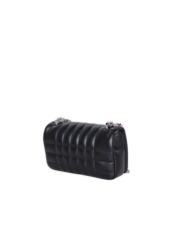 Shop Burberry Quilted Leather Shoulder Bag In Black