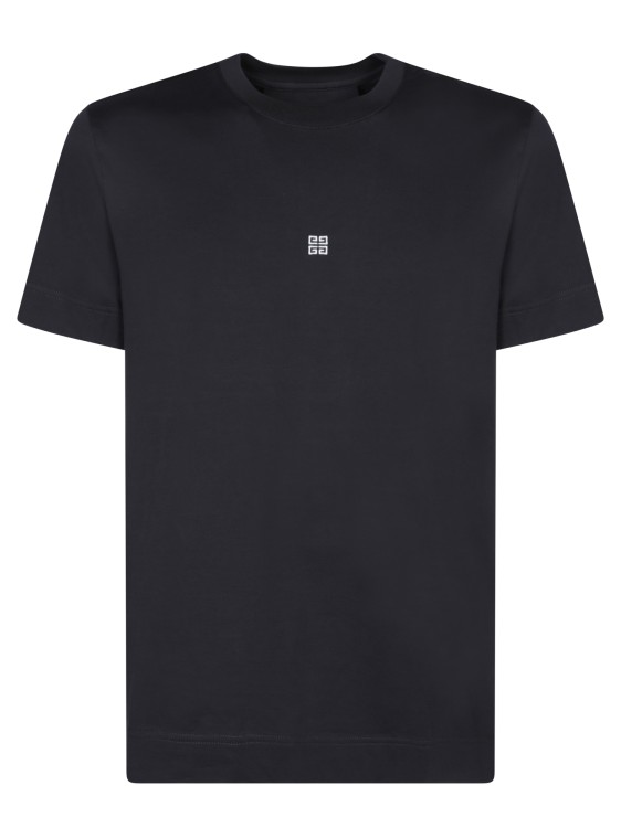 Shop Givenchy Grey Cotton T-shirts In Black