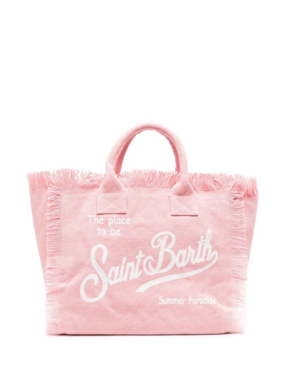 Shop Mc2 Saint Barth Colette Logo-print Tote Bag In Neutrals