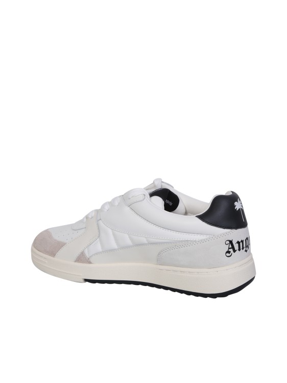Shop Palm Angels Iconic Palm Tree Motif Logo University Sneakers In White