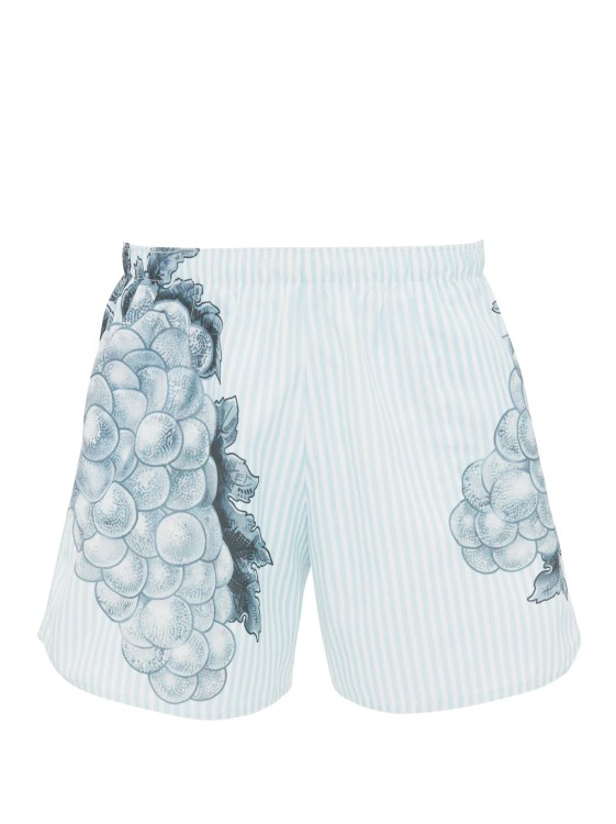 Shop Jw Anderson Grapes Blue Shorts