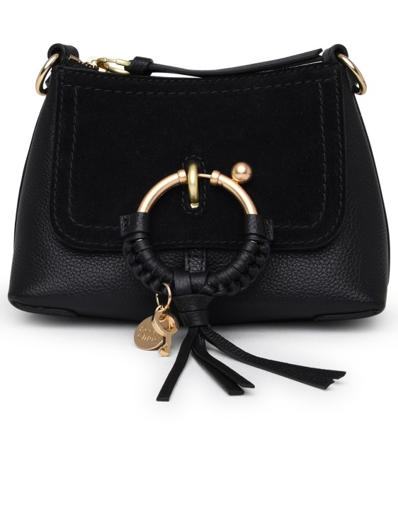 See By Chloé Joan Mini Black Leather Crossbody Bag