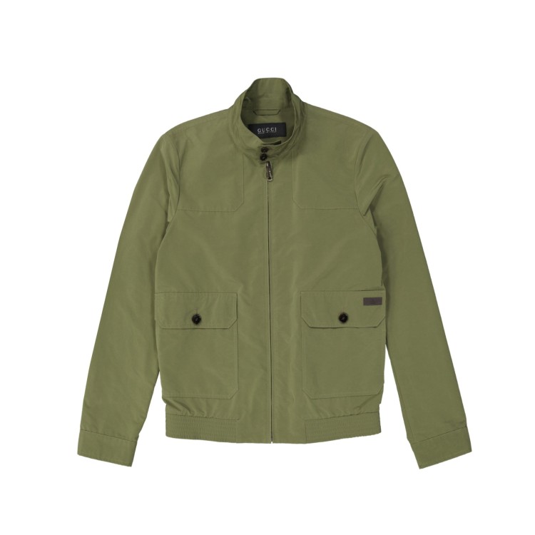Shop Gucci Lightweight Jacket In Green