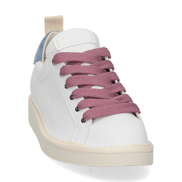 Shop Pànchic White Eco-leather Sneakers