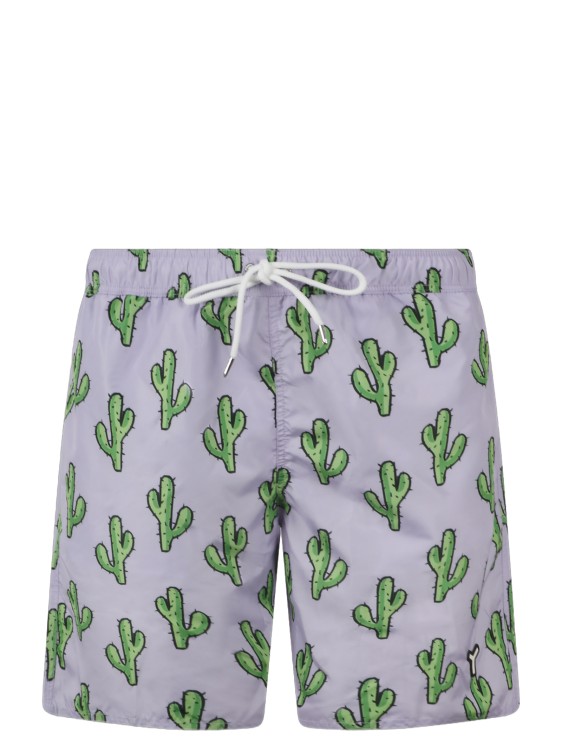 Shop Yes I Am Cactus Lilac Swim Short In Purple