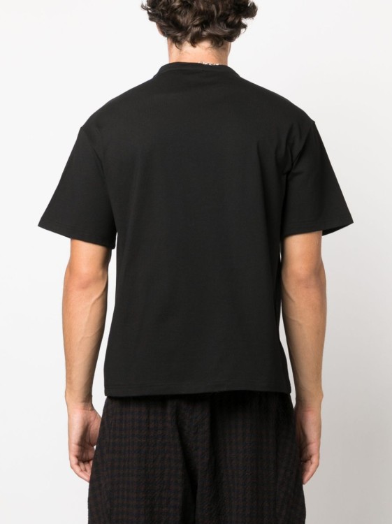 Shop Etro Pegaso Embroidered Cotton T-shirt In Black