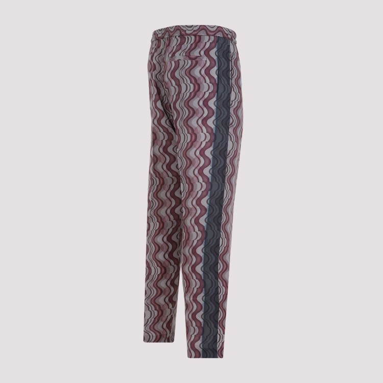 Shop Dries Van Noten Purple Parkino Pants