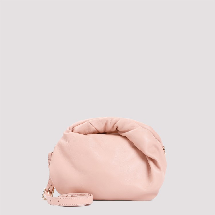 Shop Dries Van Noten Pink Nappa Leather Twist Bag In Neutrals
