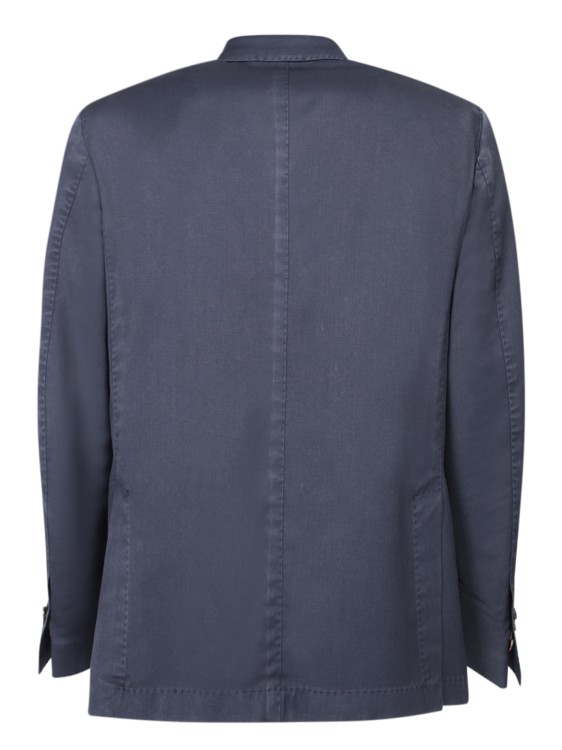 Shop Dell'oglio Double-breasted Jacket In Blue
