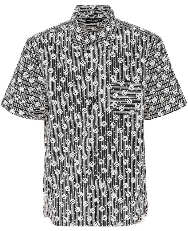 Shop Dolce & Gabbana Short Sleeves Shirt In Grey