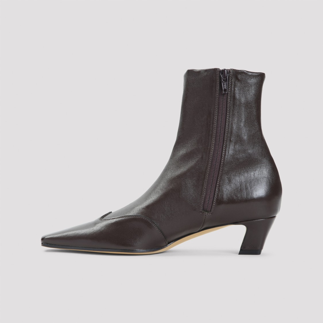 Shop Khaite Nevada 40 Ankle Stretch Boot In Black