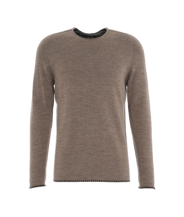 Hannes Roether Brown Knit Pullover | ModeSens