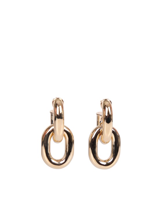 Paco Rabanne Brass Earrings In Gold