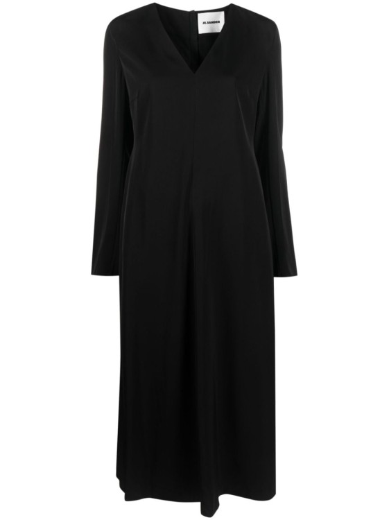 Jil Sander Woman Black Dresses In Black