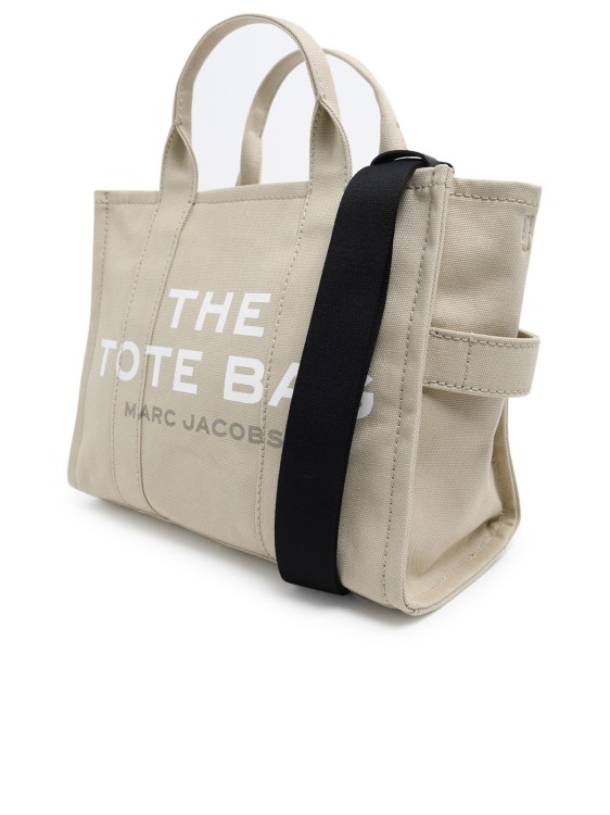 Marc Jacobs (the) The Mini Tote Cotton Canvas Bag In Neutrals