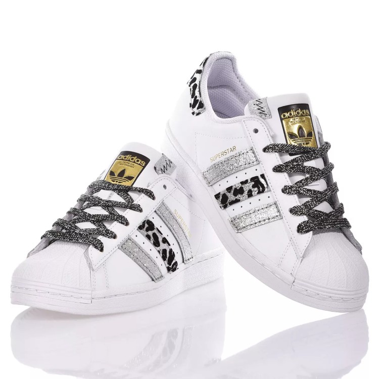 Shop Adidas Originals Superstar Silver, White