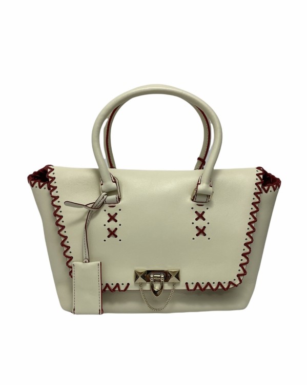 Valentino Rockstud Double Handle Tote Bag