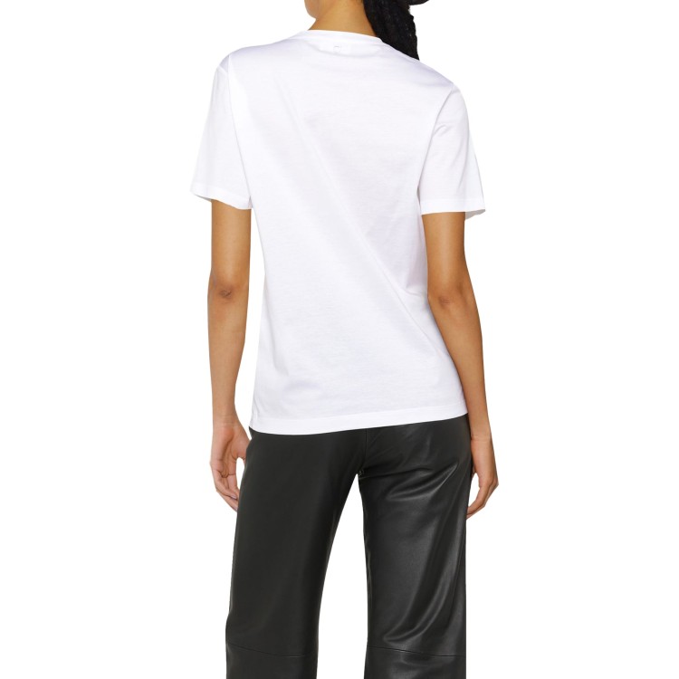Shop Ferragamo White Cotton T-shirt
