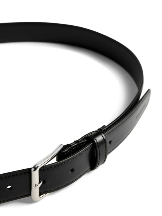 Shop Dsquared2 Logo-debossed Leather Belt In Black