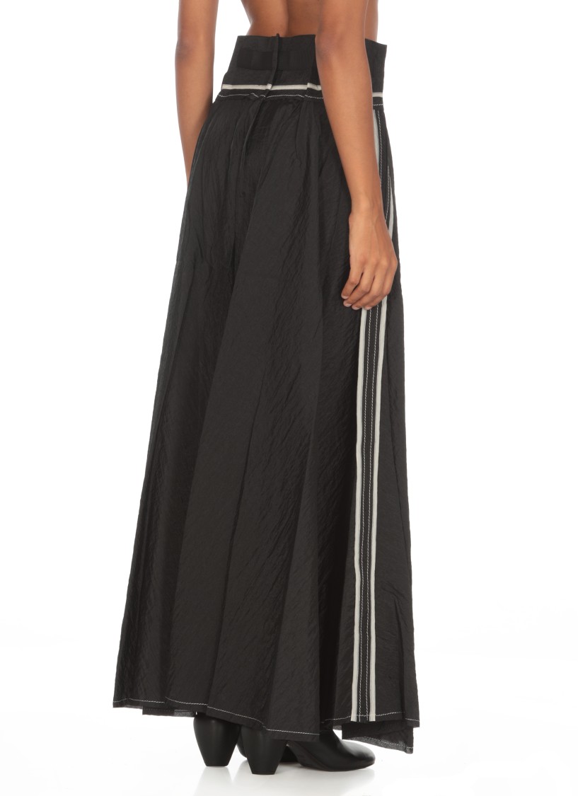 Shop Nu Crepe Skirt In Black