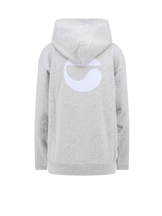 Shop Coperni Cotton Blend Sweatshirt With Hood In White
