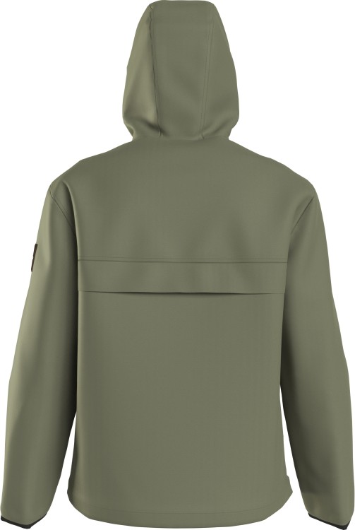 Shop Calvin Klein Green Hooded Jacket