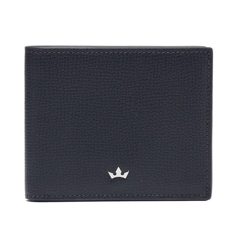 Roderer Award 6cc Bifold - Italian Leather Navy Blue