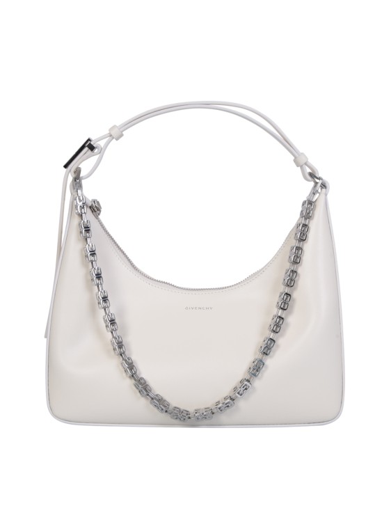 Givenchy Small Moon Cut Out Ivory Bag In White
